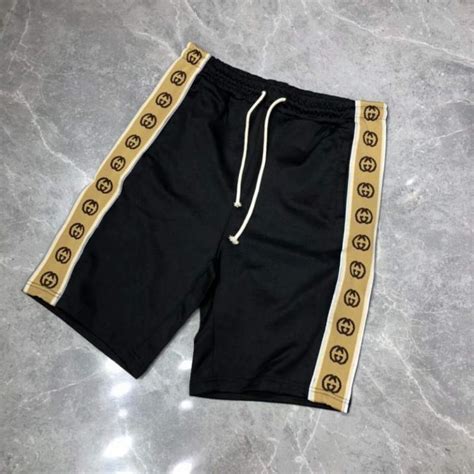 gucci technical jersey shorts replica|gucci denim shorts.